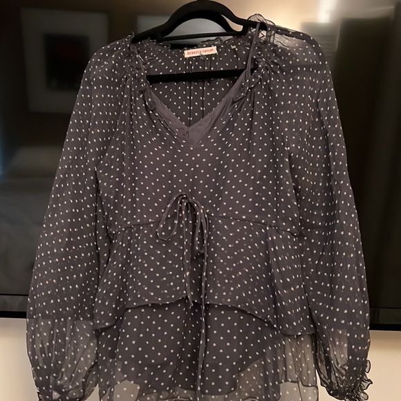Rebecca Taylor sheer blouse - Picture 2 of 4